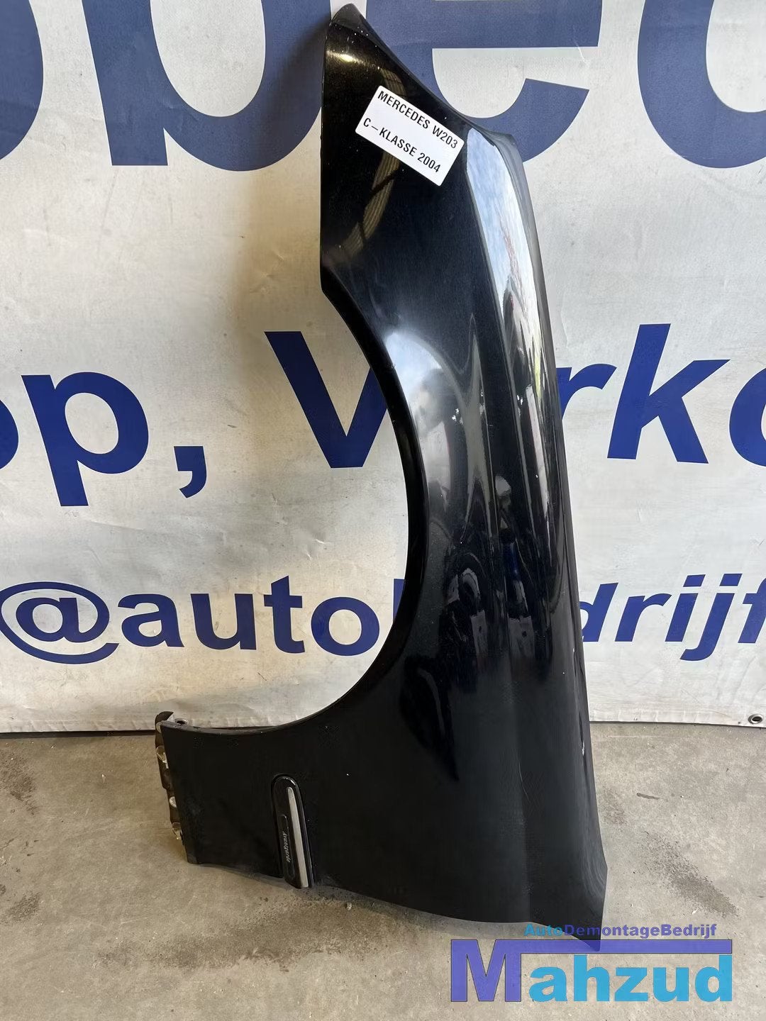 MERCEDES C-KLASSE W203 S203 Zwart Links scherm voorscherm 20, Gebruikt, Mercedes-Benz AG, Mercedes-Benz, Voor