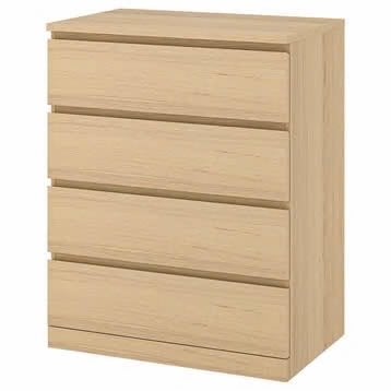 Ikea Malm ladekast - 80 cm breed, Ophalen, Gebruikt, 100 tot 150 cm, 50 tot 100 cm