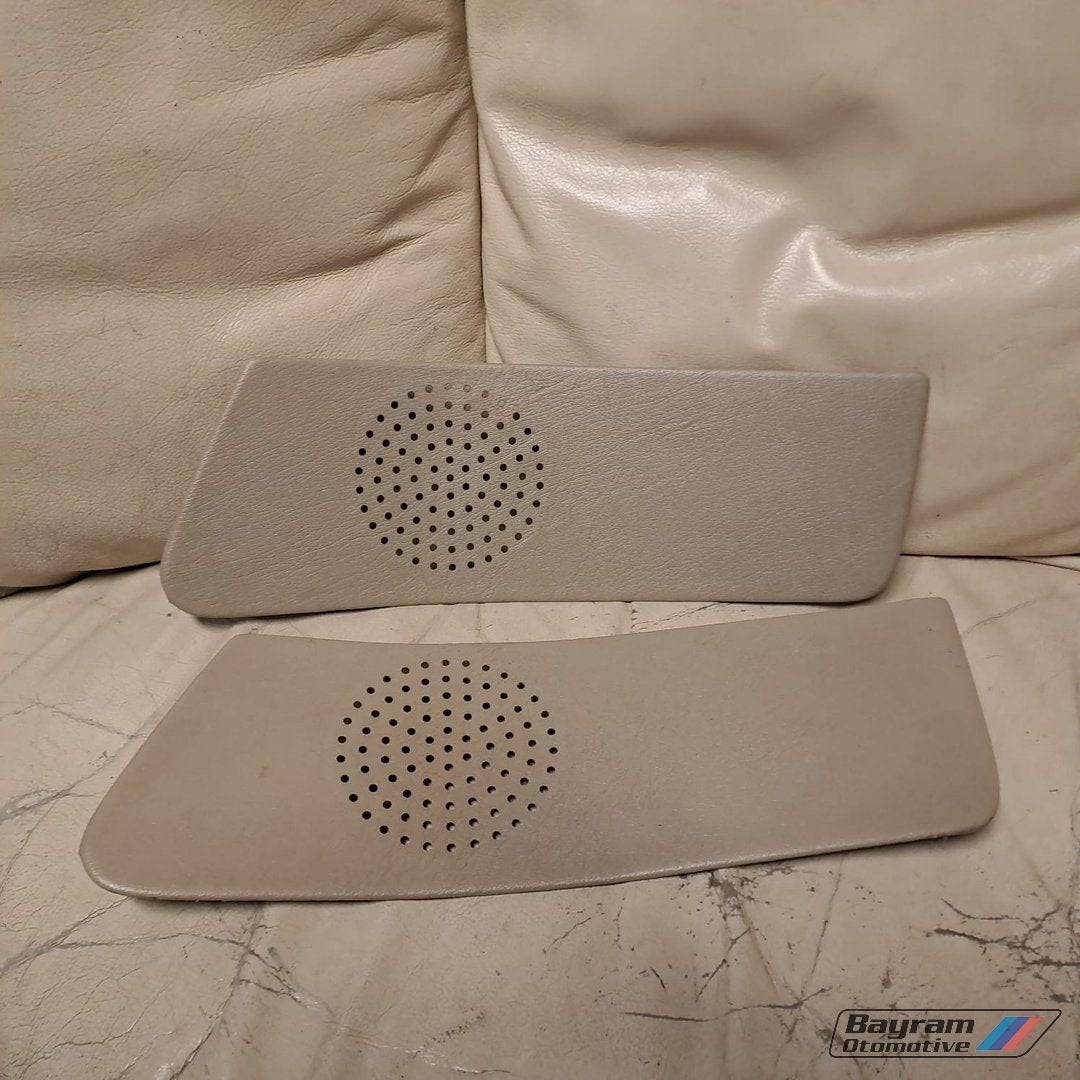 Bmw E30 cabrio deurpaneel kapjes speakerkapjes beige 3-serie, Auto-onderdelen, Interieur en Bekleding, BMW, Gebruikt, Ophalen of Verzenden