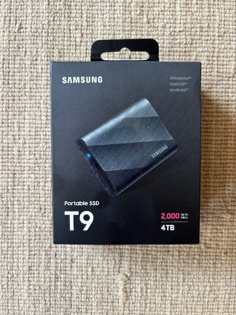 Samsung T9 portable SSD - 4tb, Computers en Software, Harde schijven, SSD, Nieuw, Ophalen of Verzenden, Samsung