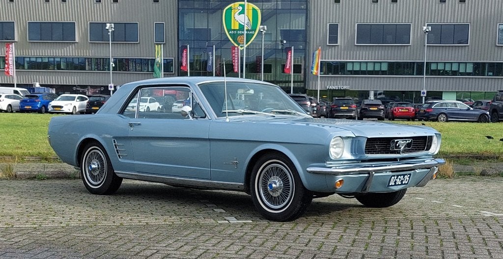Ford Mustang 1965, Auto's, Automaat, Achterwielaandrijving, 5000 cc, Blauw