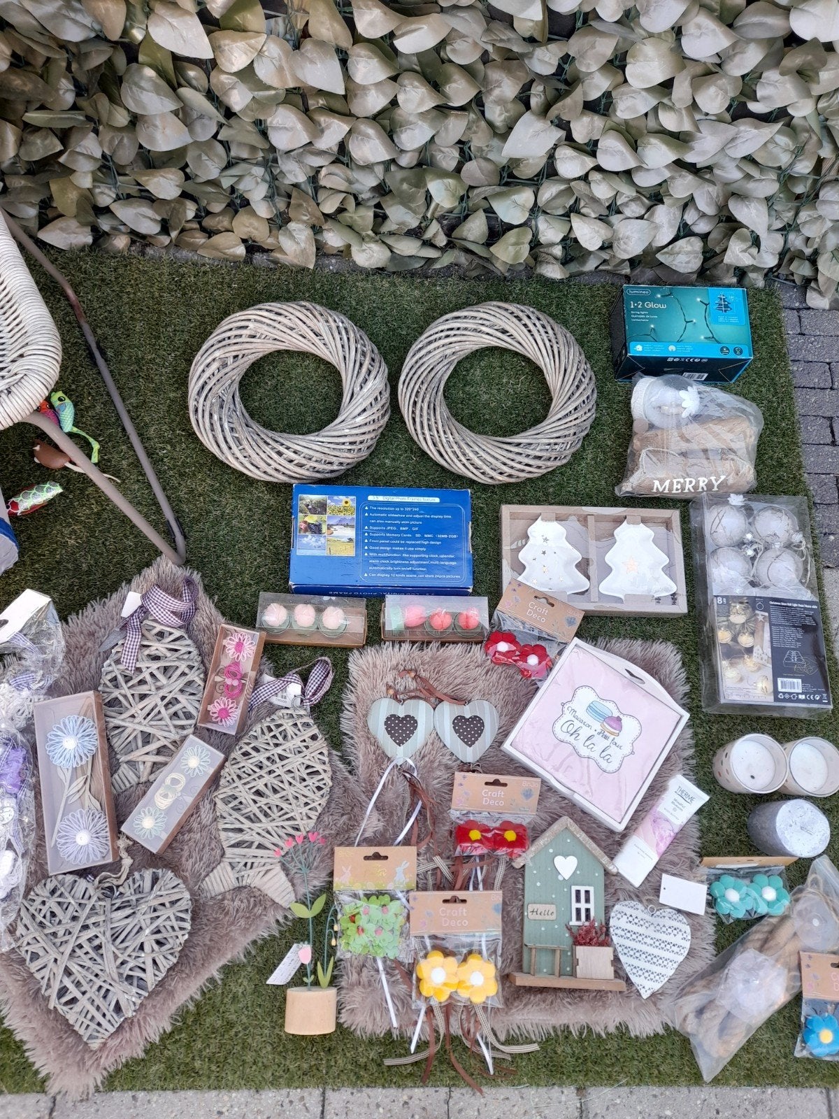 doos vol woonaccessoires voor bv rommelmarkt, Ophalen of Verzenden