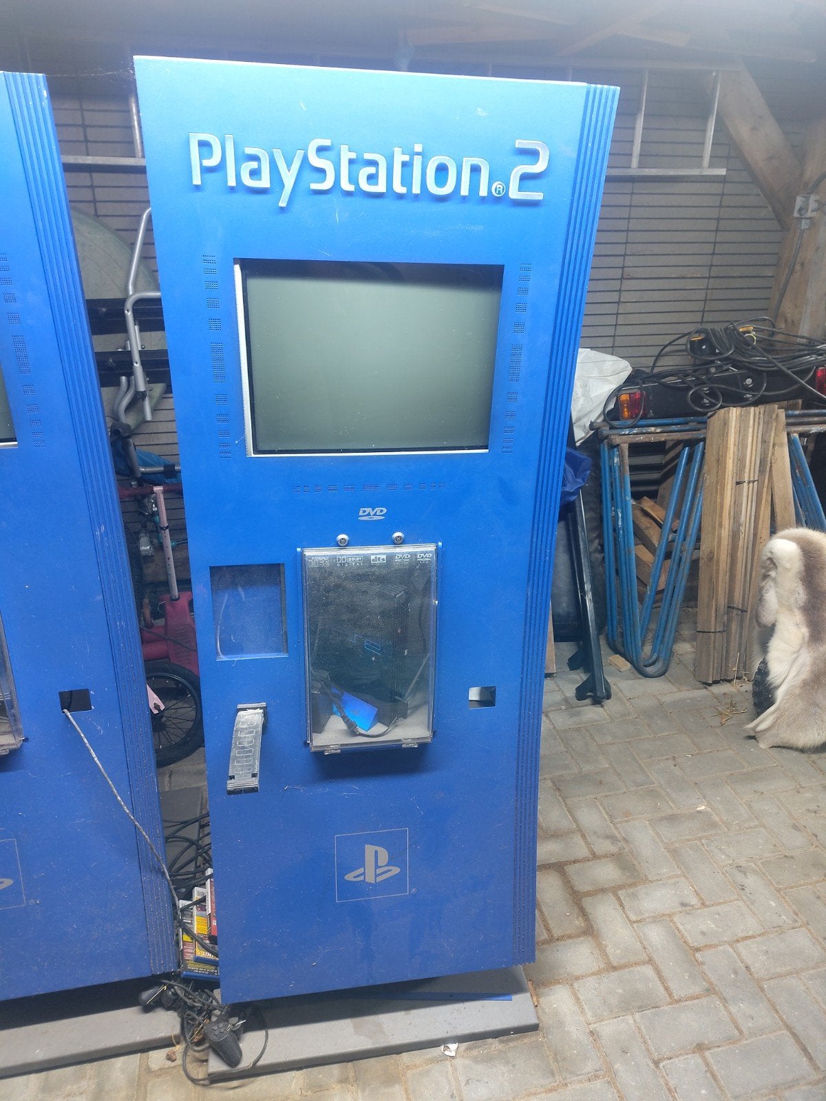 2x PlayStation 2 Pods met spellen en controllers, Ophalen, Gebruikt, Met 1 controller, Met games