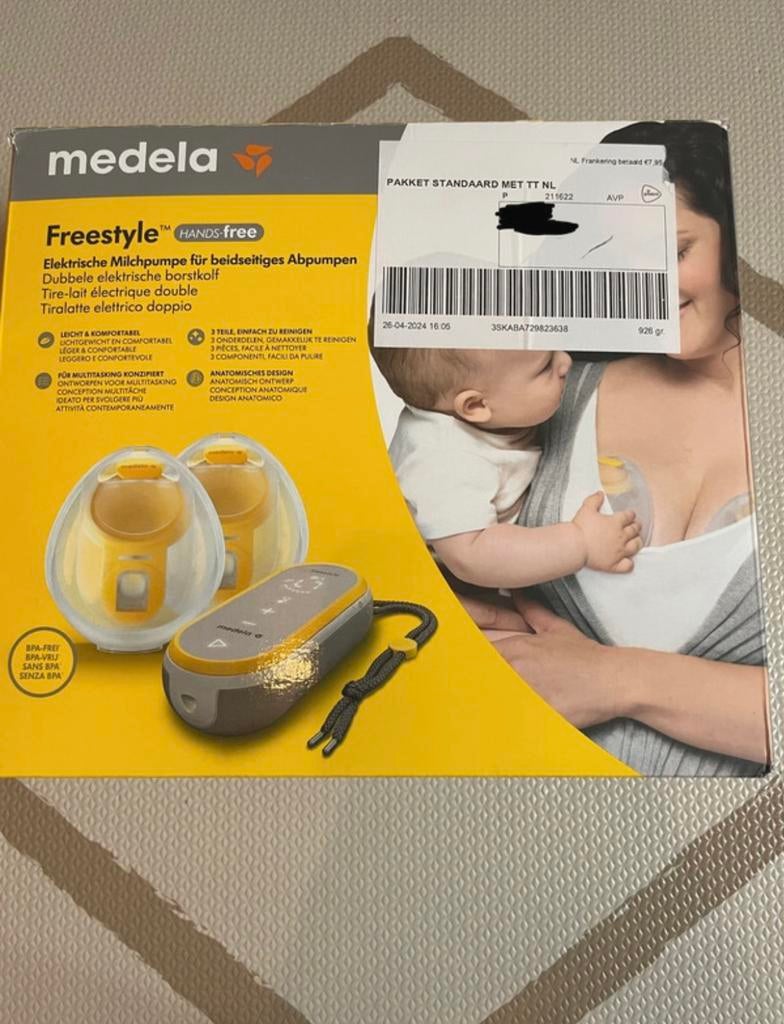 Medela freestyle borstkolf, Ophalen of Verzenden, Zo goed als nieuw, Borstkolf