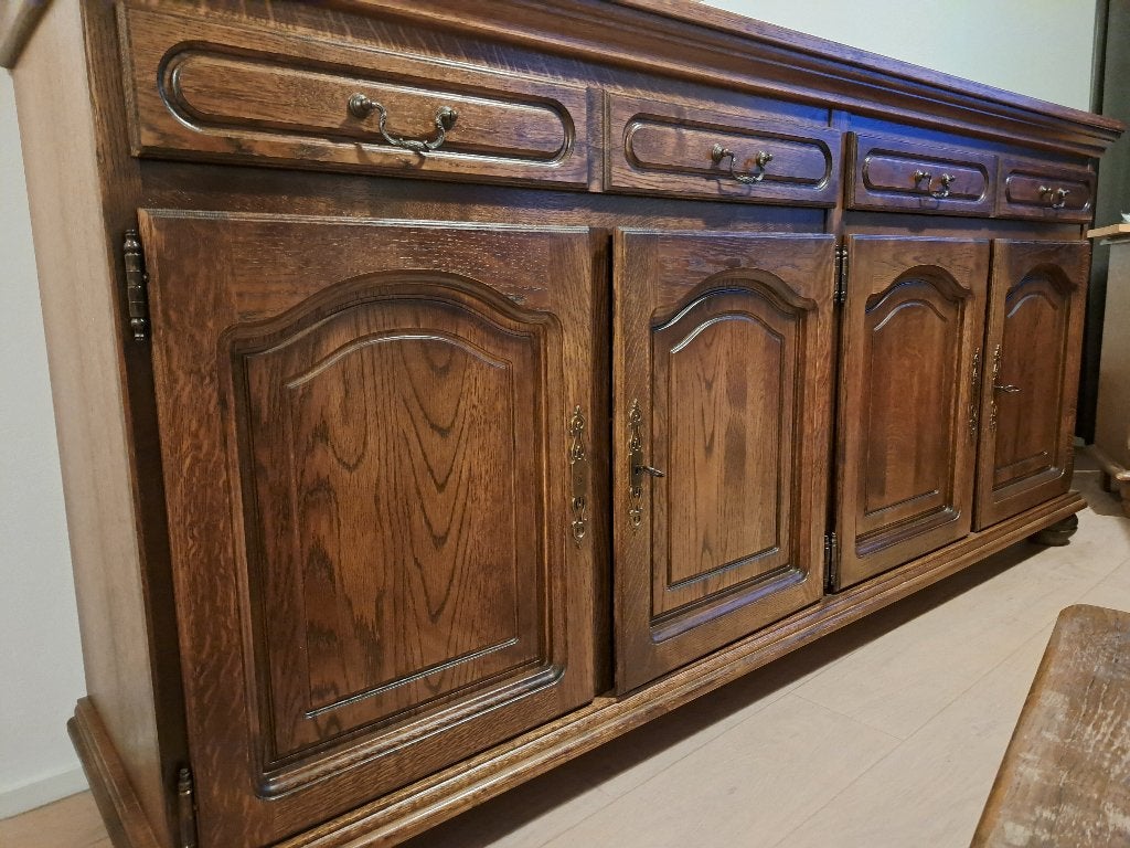 Dressoir eiken, Ophalen, Gebruikt, Eikenhout, Met lade(s)