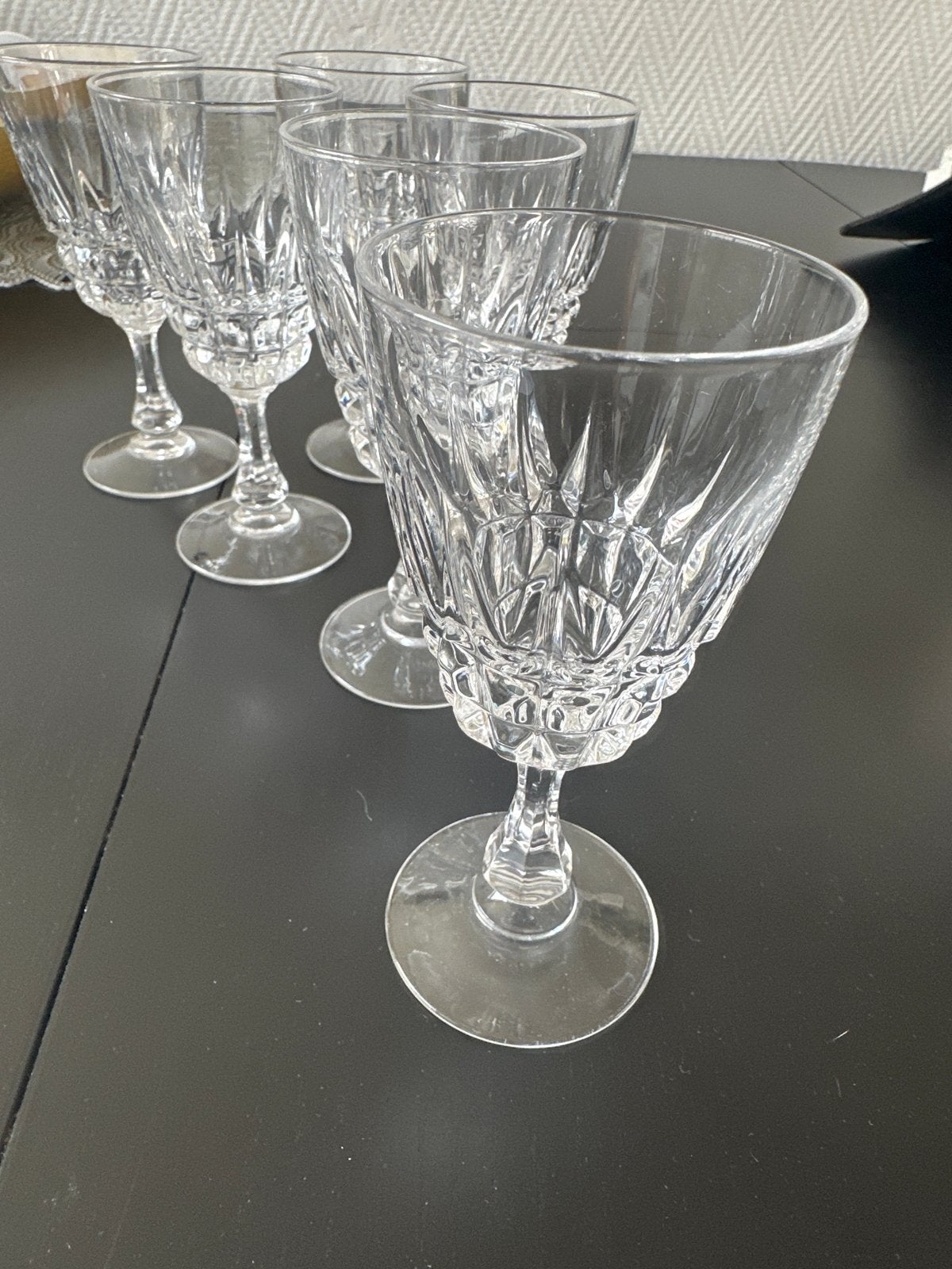 Cristal d’Arques Pompadour 13,5 cm kleine wijnglazen, Antiek en Kunst, Ophalen of Verzenden
