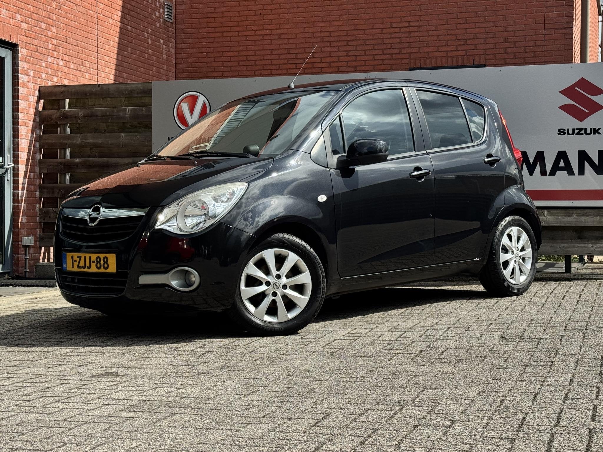 Opel Agila 1.2 Edition Airco, Parkeersensoren achter, Elektr, Auto's, Voorwielaandrijving, Stof, 4 cilinders, 965 kg
