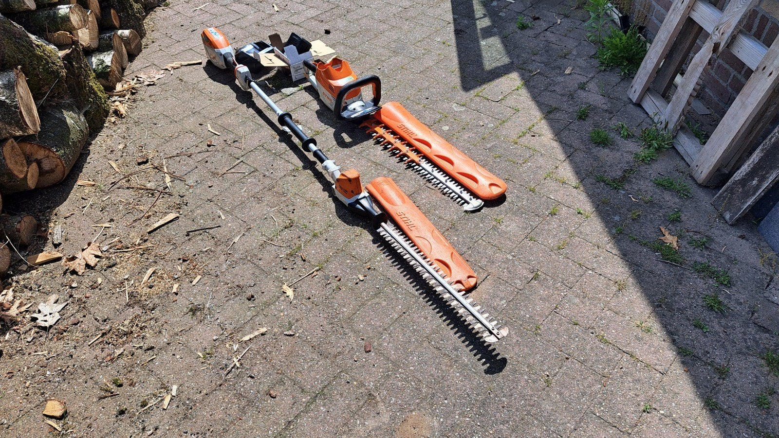 Stihl heggenschaarset HSA 100 en HLA 66 hoveniersset ., Ophalen, HSA 100 EN HLA 66, Stihl, Accu