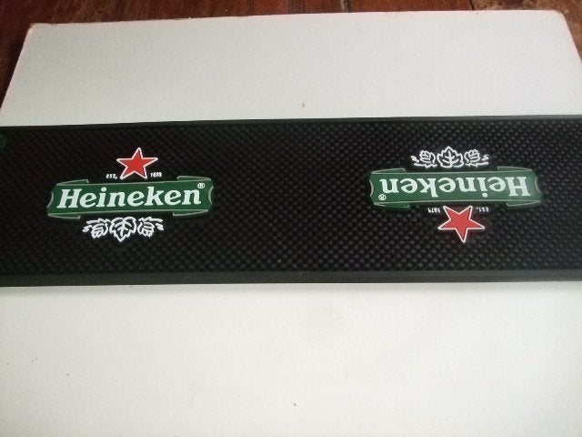 Heineken barmat (nr.5)   Zwart, Verzamelen, Ophalen of Verzenden, Nieuw, Overige typen, Heineken
