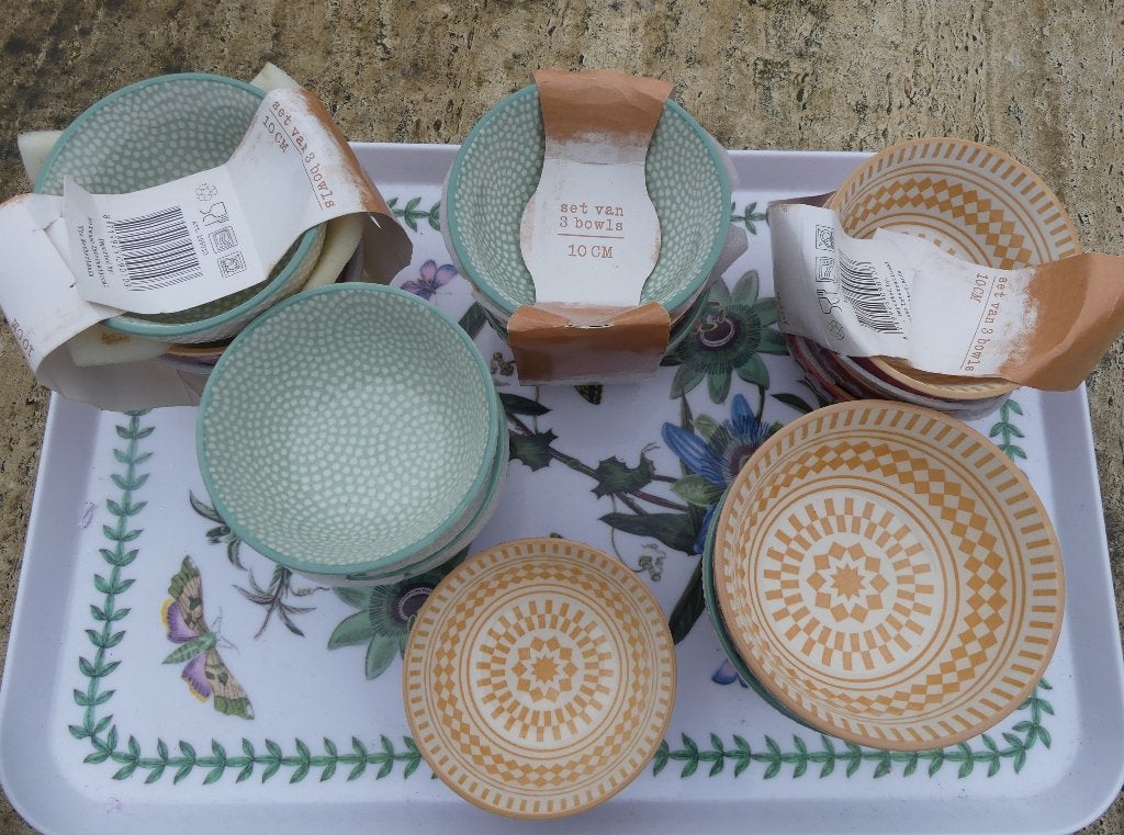 Dutch Design Servies Set Vrolijke Gekleurde Bowls, Huis en Inrichting, Keuken | Servies, Overige merken, Nieuw, Ophalen of Verzenden