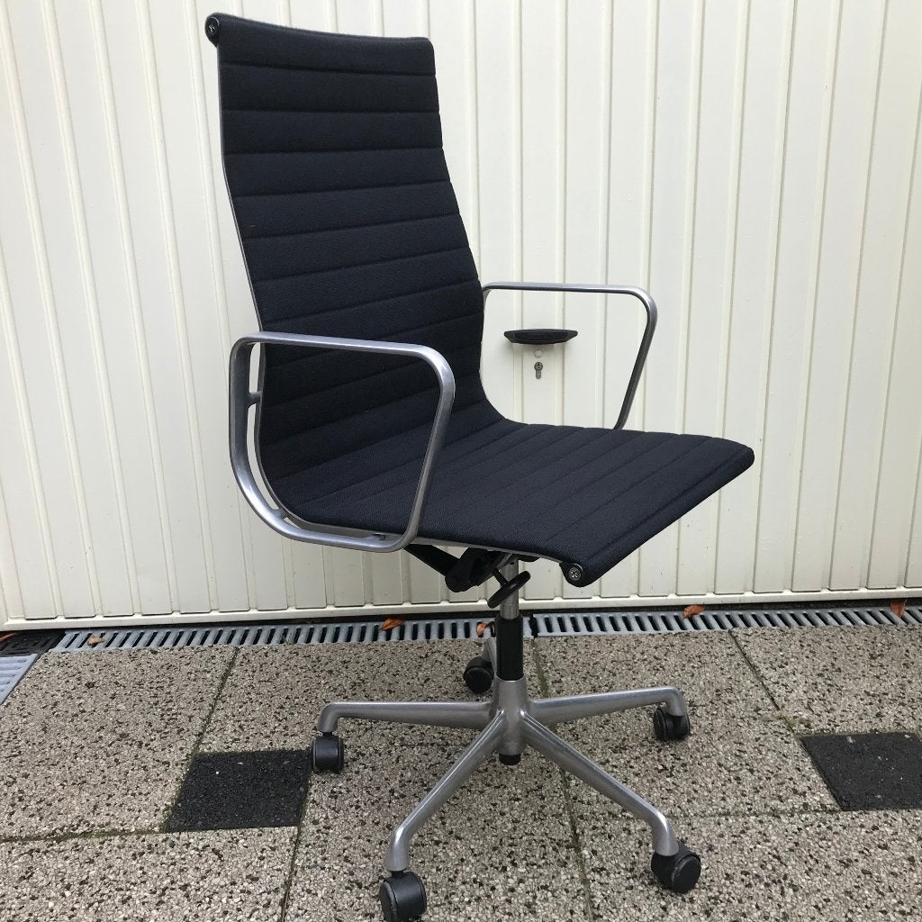 Vitra Eames bureaustoel stoel EA 119 EA119 Vintage, Gebruikt, Zwart, Ophalen of Verzenden, Nvt