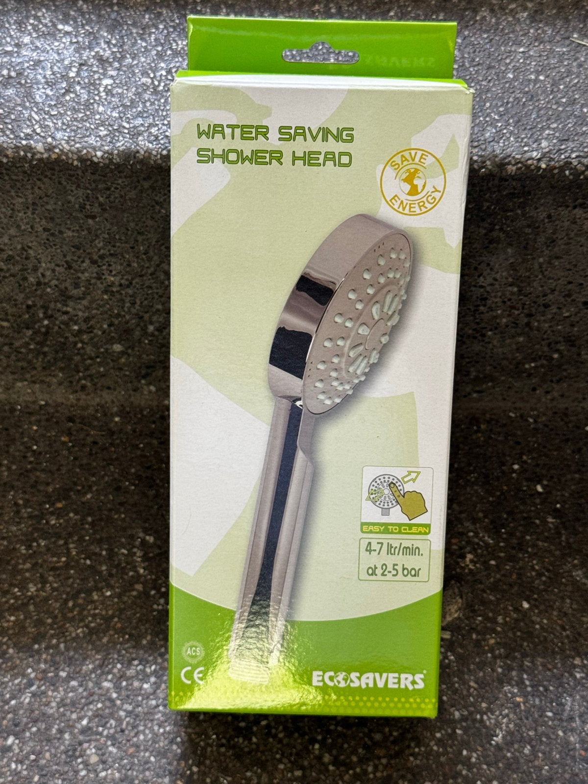 Waterbesparende douchekop - Nieuw in doos, Ophalen of Verzenden, Nieuw, Chroom, Douche