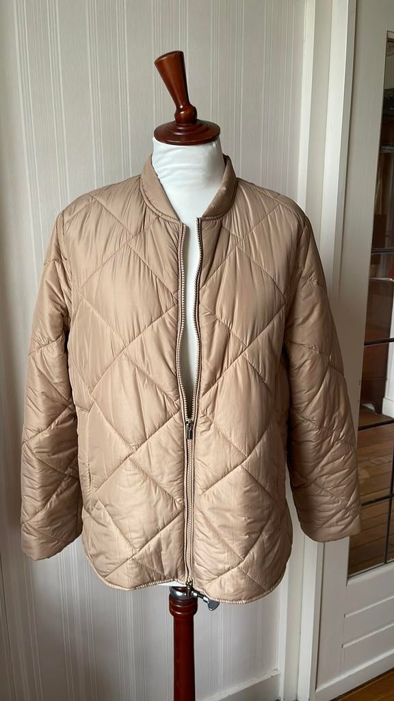 Peserico mooi voorjaar/zomer jasje, amper gedragen 40/42,, Ophalen of Verzenden, Zo goed als nieuw, Beige, Jasje