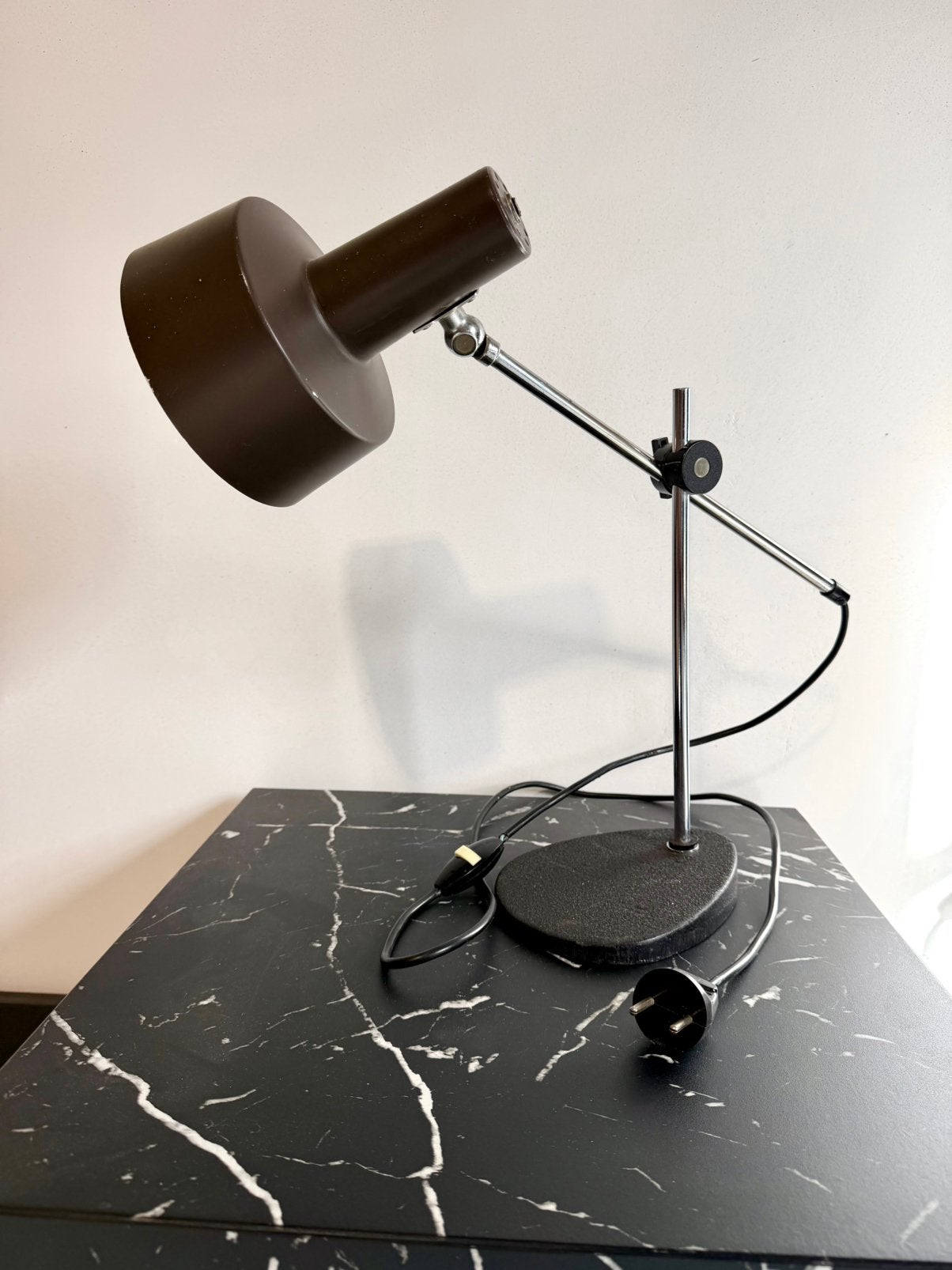 Vintage ANVIA Hengel Bureaulamp  JjM Hoogervorst, Gebruikt, Overige merken, Vintage, Metaal