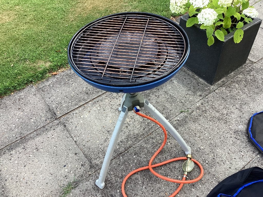 Gas bbq en schottelbraai, Tuin en Terras, Ophalen of Verzenden, Zo goed als nieuw, Overige merken