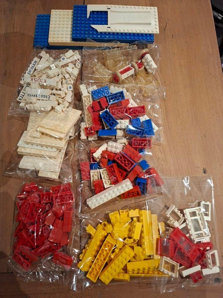 Vintage LEGO jaren 60. Dakpannen, raampjes en deurtjes, Ophalen, Gebruikt