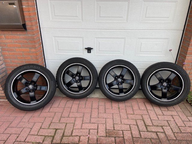 Opel Astra Insignia Vectra winter banden met velgen, Auto-onderdelen, Ophalen, 18 inch, Banden en Velgen, Winterbanden