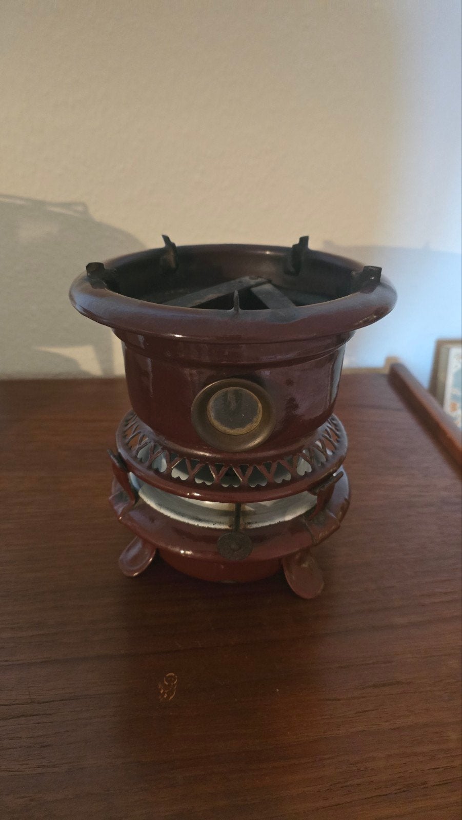 Vintage geëmailleerd petroleumstel - Jaren '20-'50, Ophalen of Verzenden