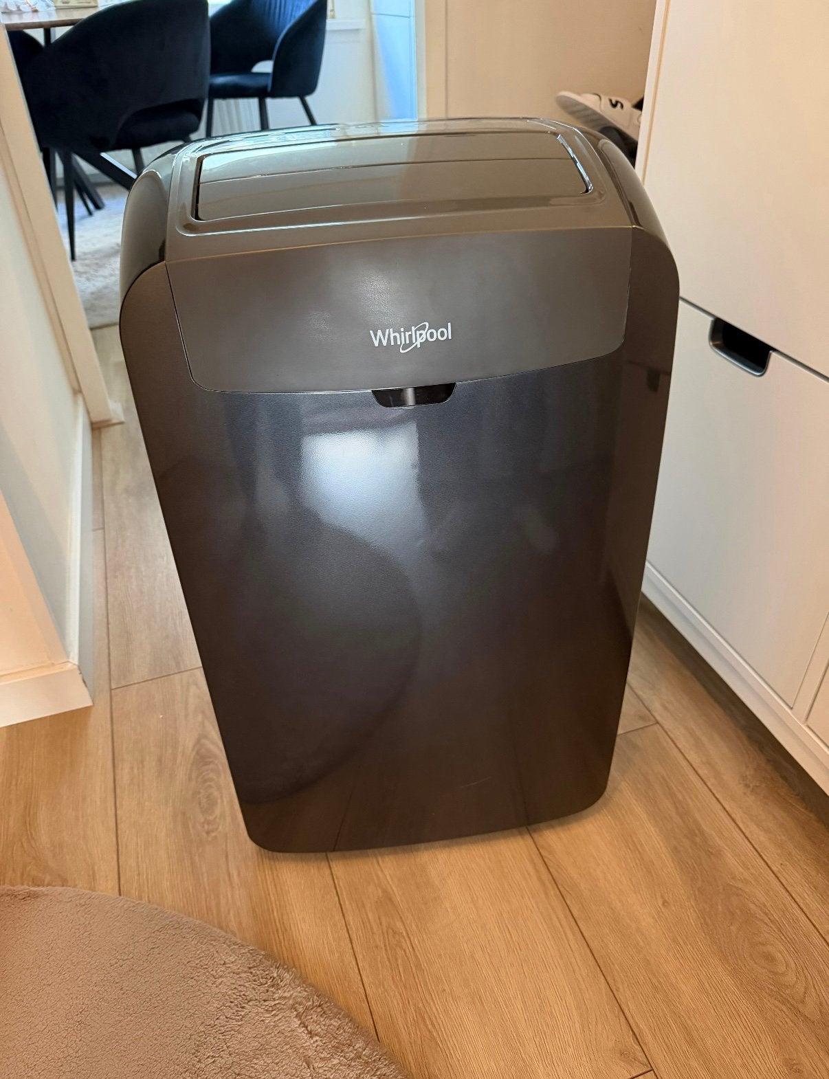 Whirlpool Airco, Minder dan 60 m³, 3 snelheden of meer, Ophalen of Verzenden, Zo goed als nieuw