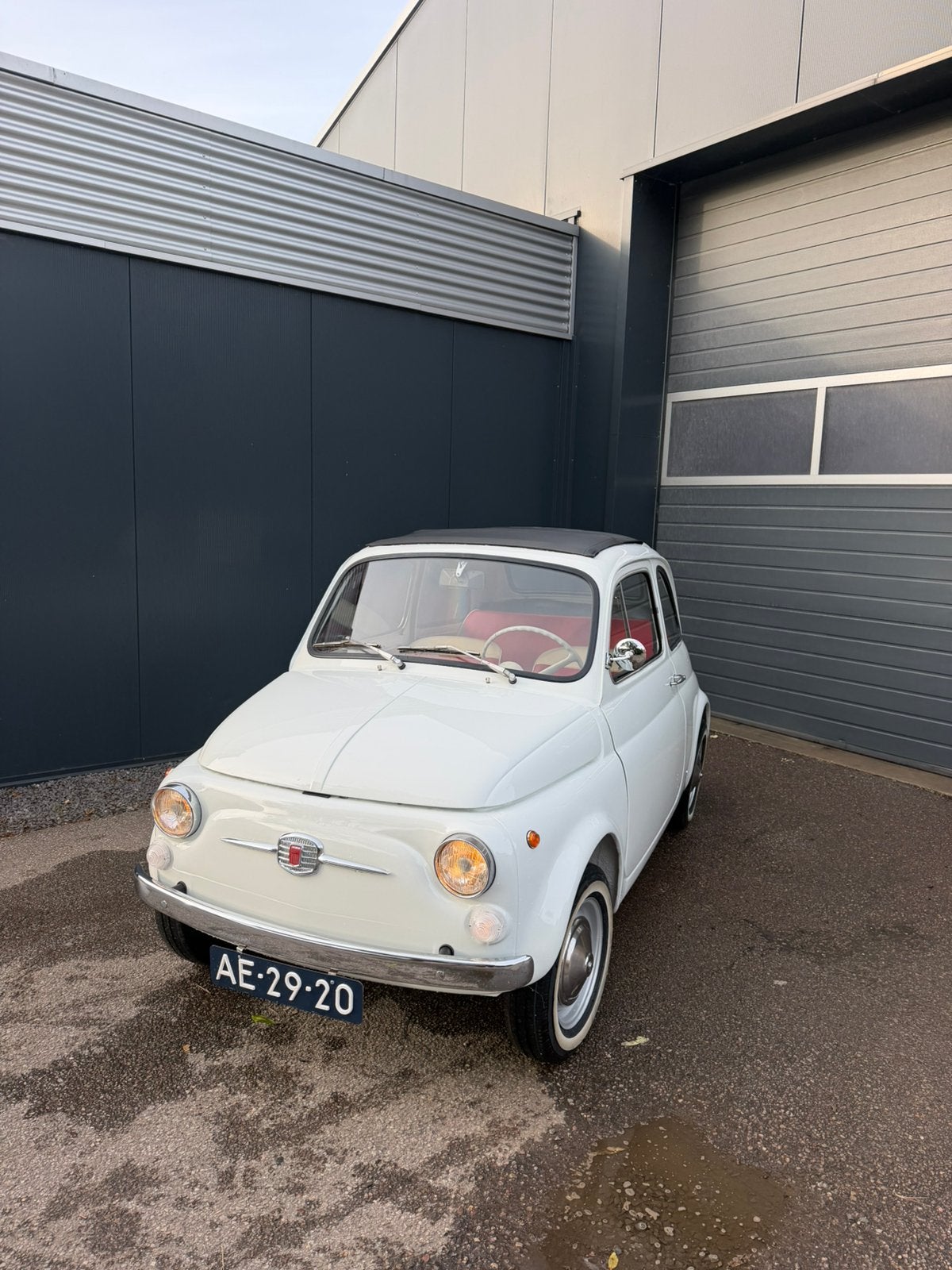 Fiat 500F – Volledig gerestaureerd | 1970, 514 kg, Wit, Particulier, Geïmporteerd
