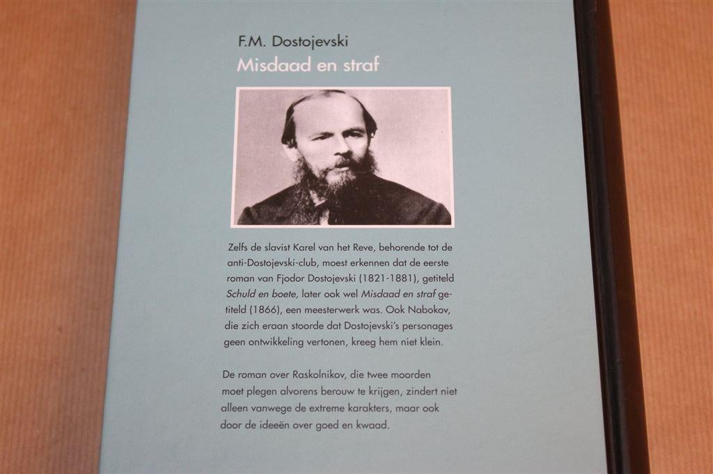 Misdaad en Straf — Dostojevski, Dik Meesterwerk, Verzenden, Gelezen