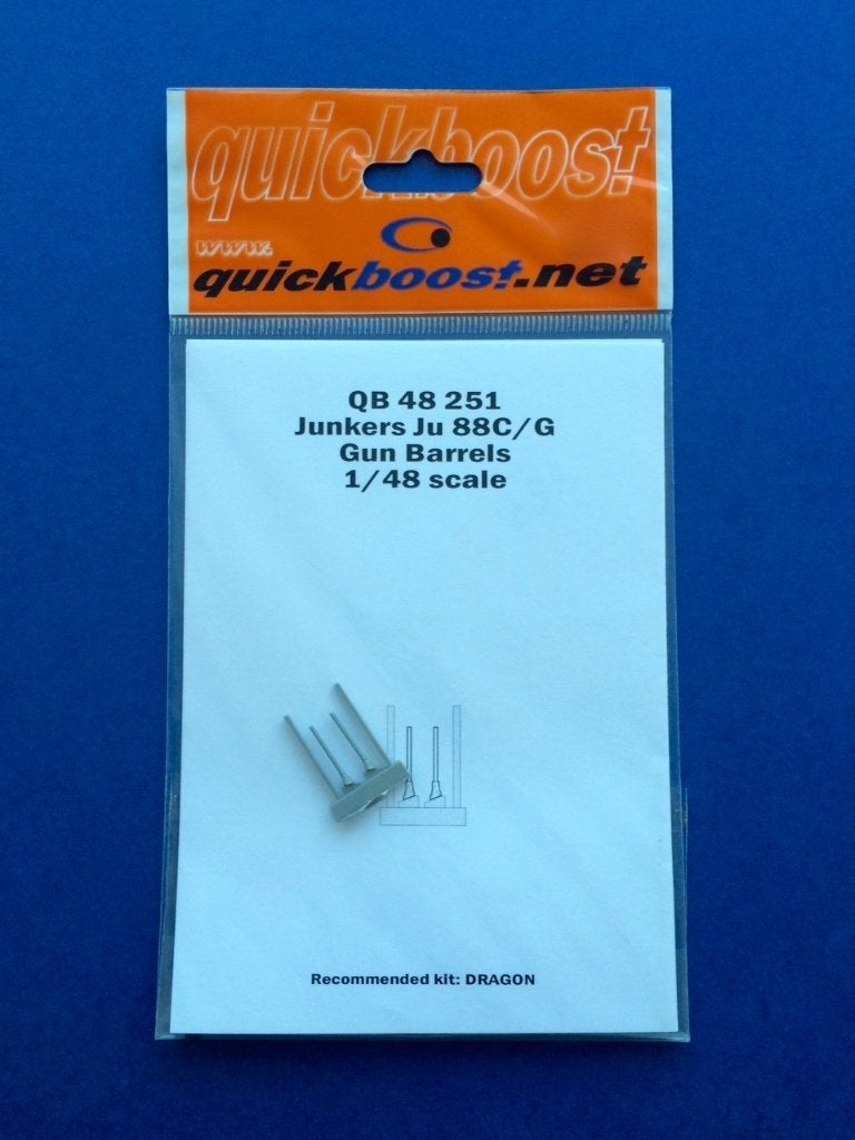 Quickboost QB 48 251 Junkers Ju 88C/G Gun Barrels 1/48, Overige merken, 1:72 tot 1:144, Verzenden, Nieuw