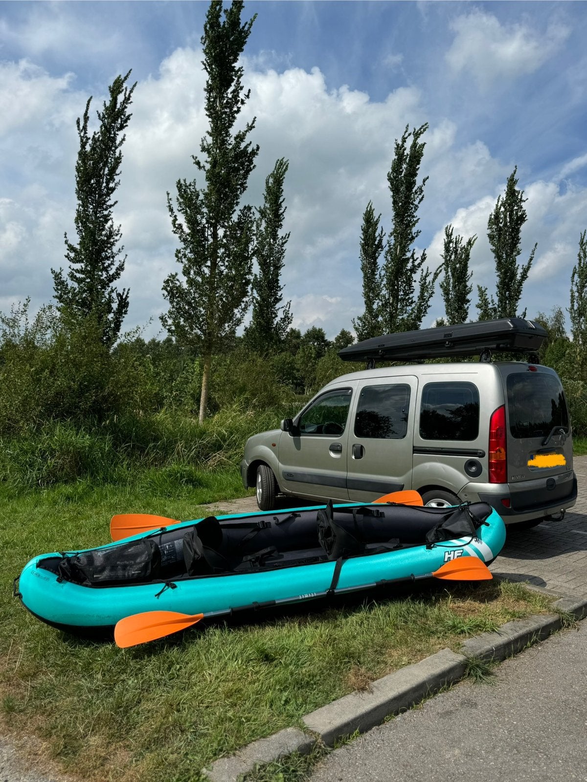 Opblaasbare kajak Hydro Force, 2 pers., Ophalen of Verzenden, Opblaasbaar, Zo goed als nieuw, 2-persoons