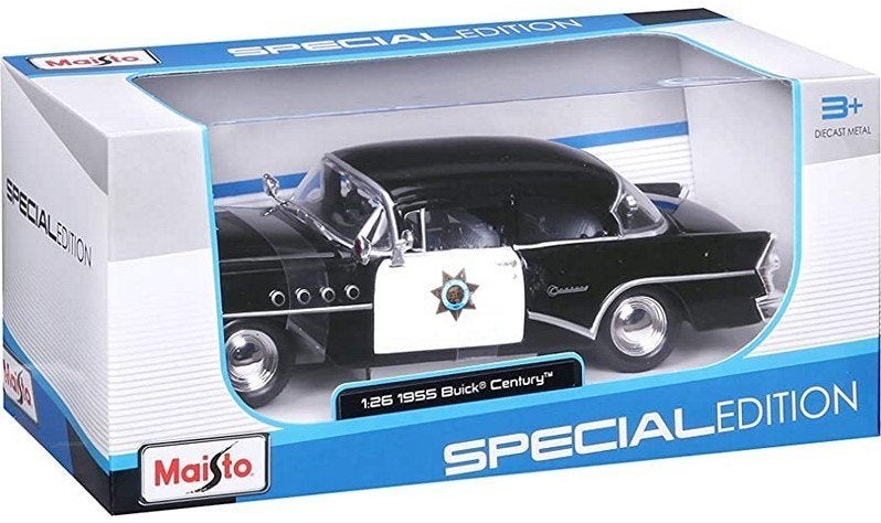 Maisto: 1955 Buick Century 1:26, Auto, ., Nieuw, Ophalen of Verzenden