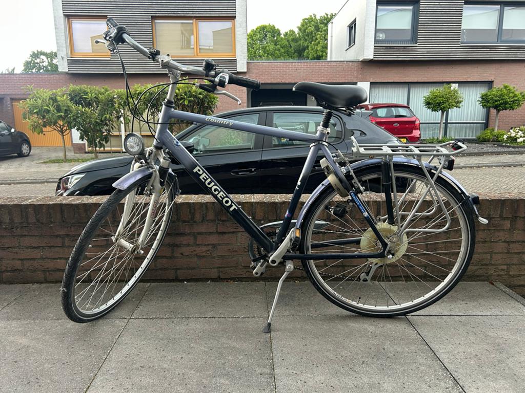 Peugeot herenfiets met 21 versnellingen, Ophalen, Zo goed als nieuw, Overige merken, Versnellingen