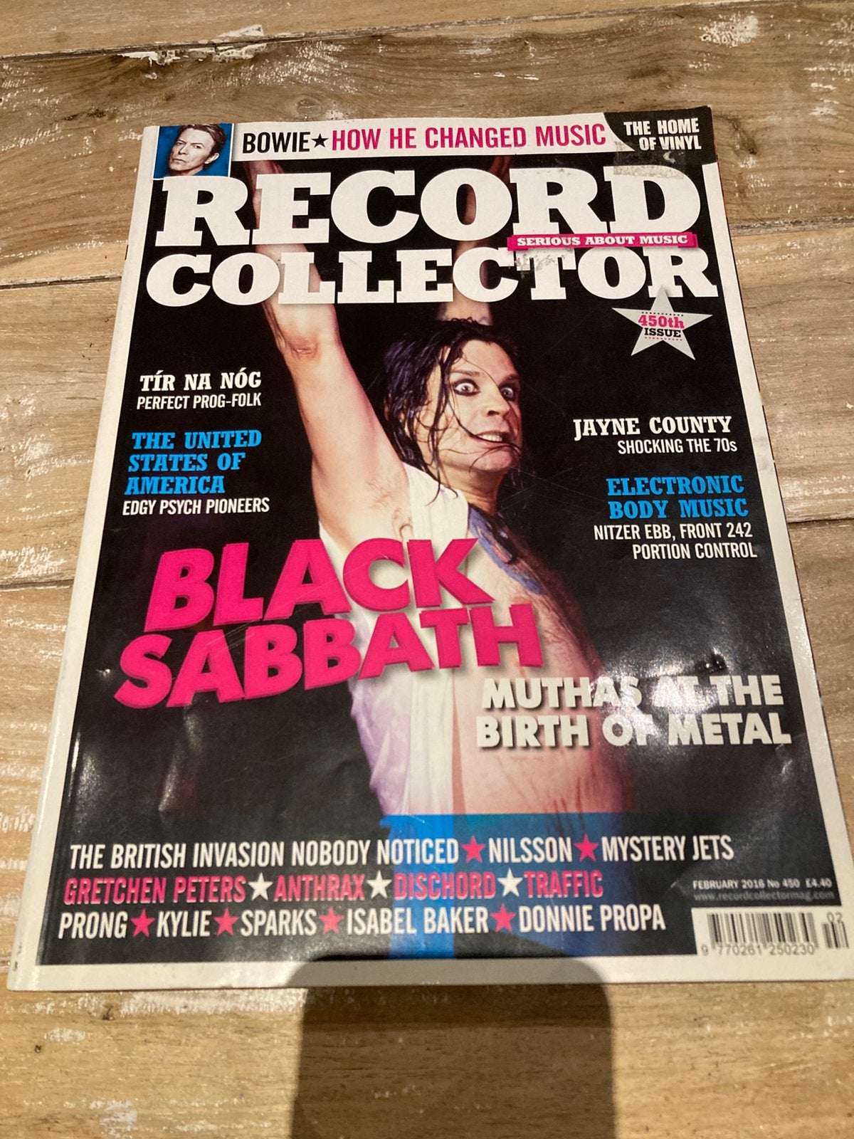 RECORD COLLECTOR David Bowie BLACK SABBATH Harry Nilsson, Ophalen of Verzenden, Zo goed als nieuw, Muziek, Film of Tv