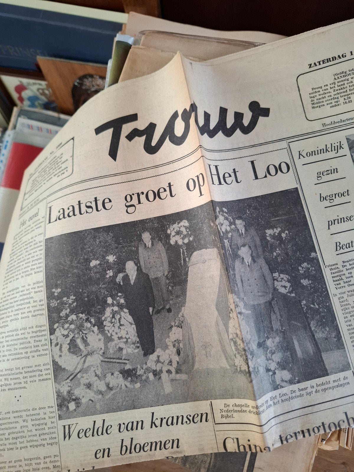 Oude kranten, Ophalen, 1940 tot 1960, Krant