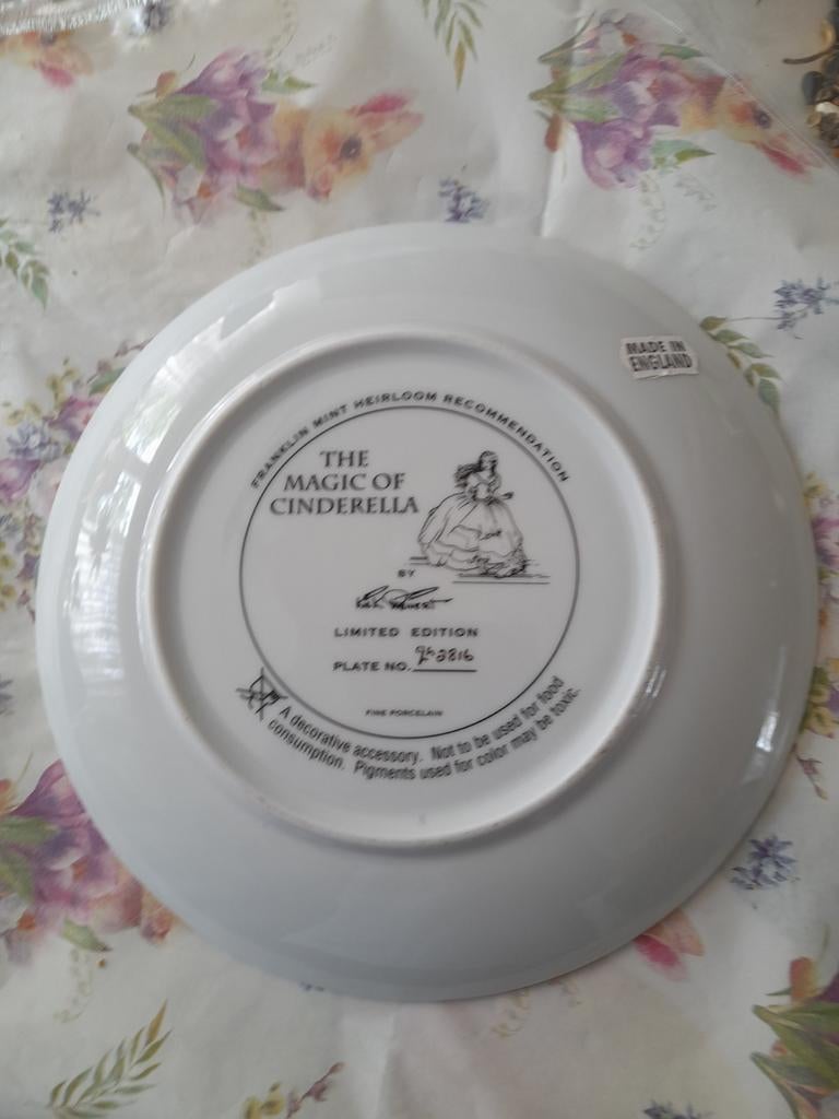 Franklin Mint Assepoester Decoratieve Plaat, Antiek en Kunst, Ophalen