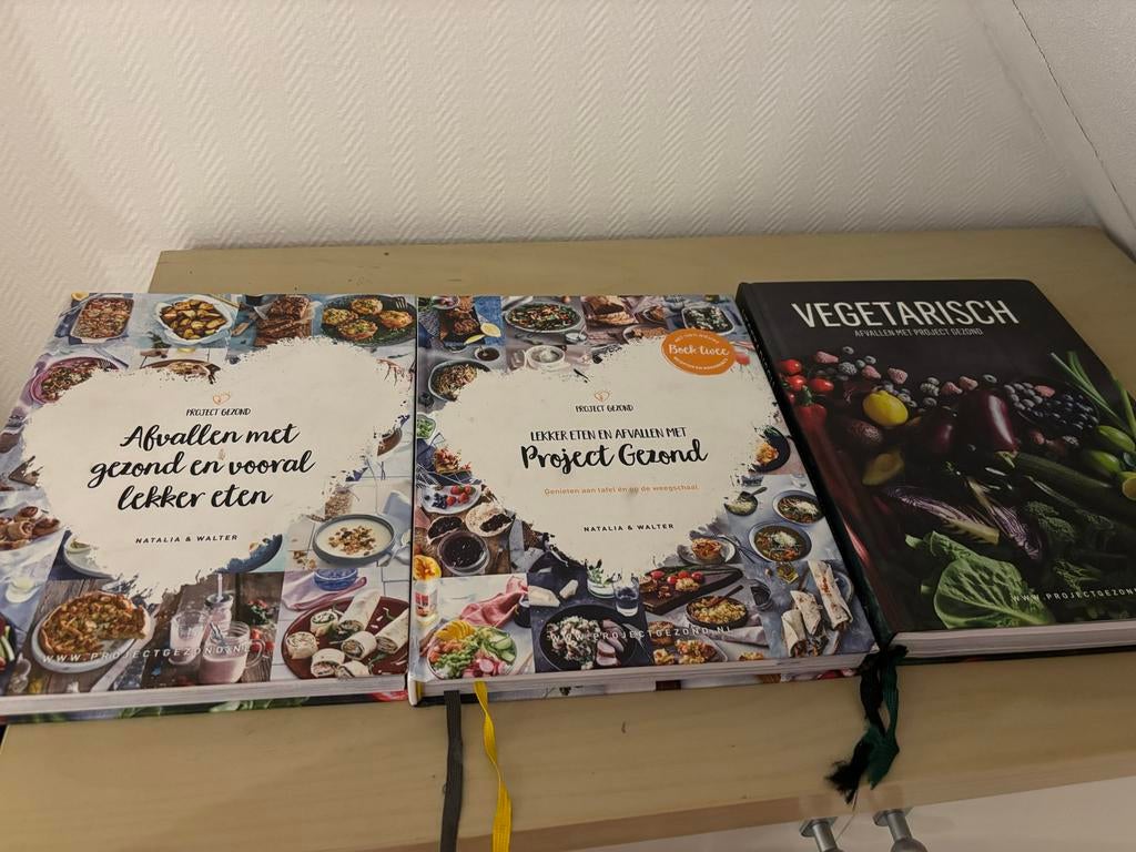 Project Gezond Kookboeken: Afvallen met Lekker Eten, Ophalen of Verzenden, Zo goed als nieuw