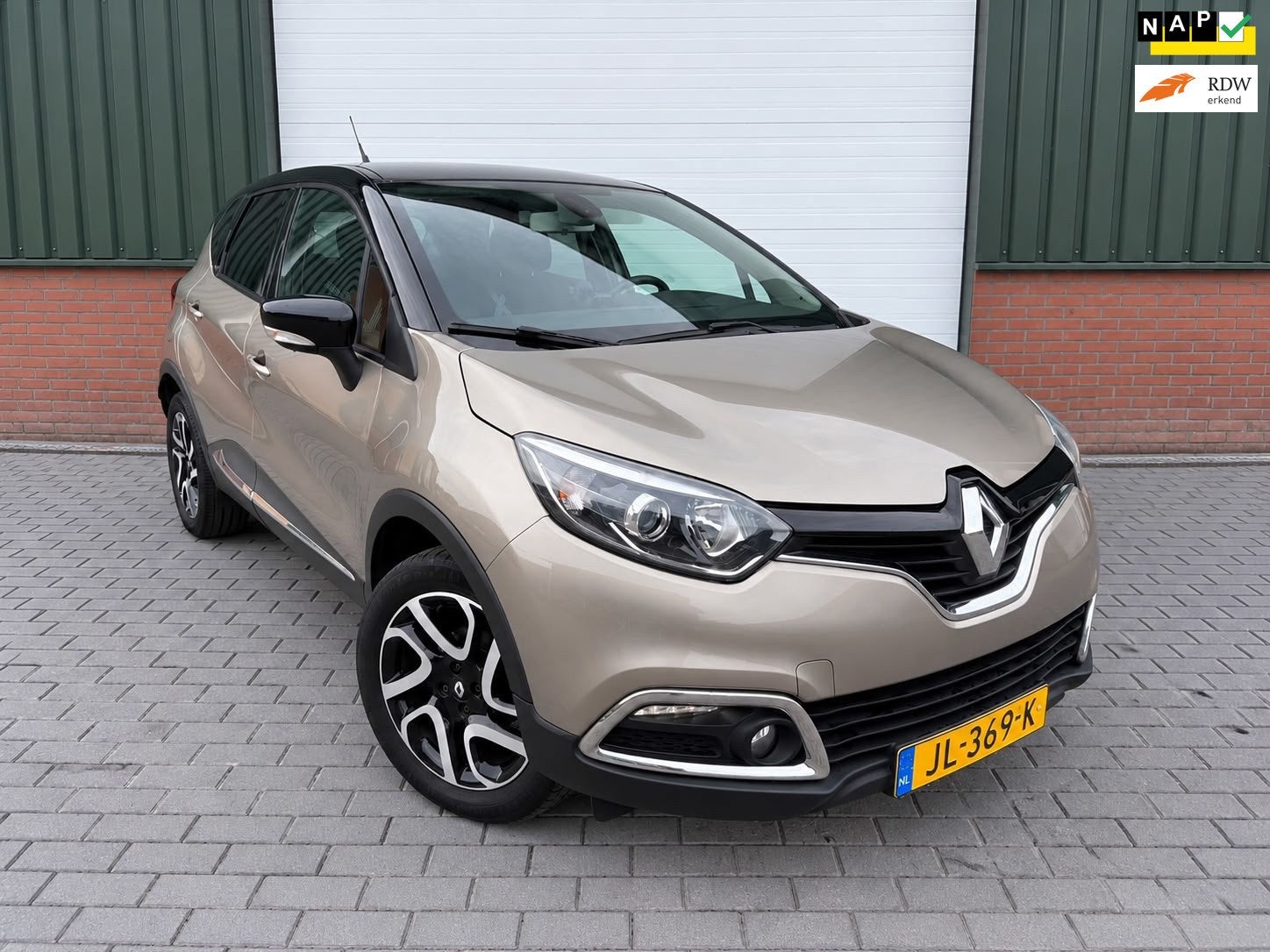 Renault Captur 0.9 TCe Dynamique|Airco/Cruise/Navi/Trekhaak, Auto's, Voorwielaandrijving, Stof, Gebruikt, Bruin