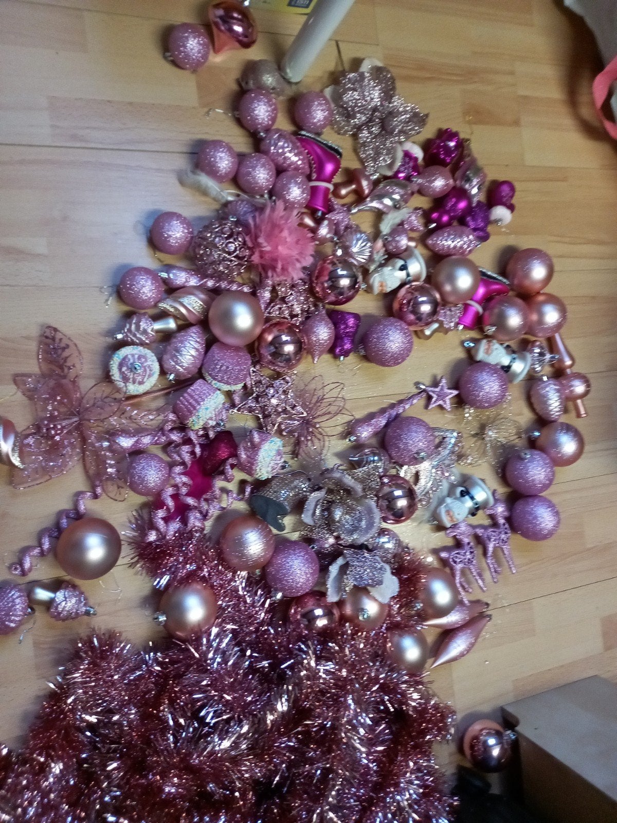 kerst versiering roze bieden, Diversen, Ophalen of Verzenden