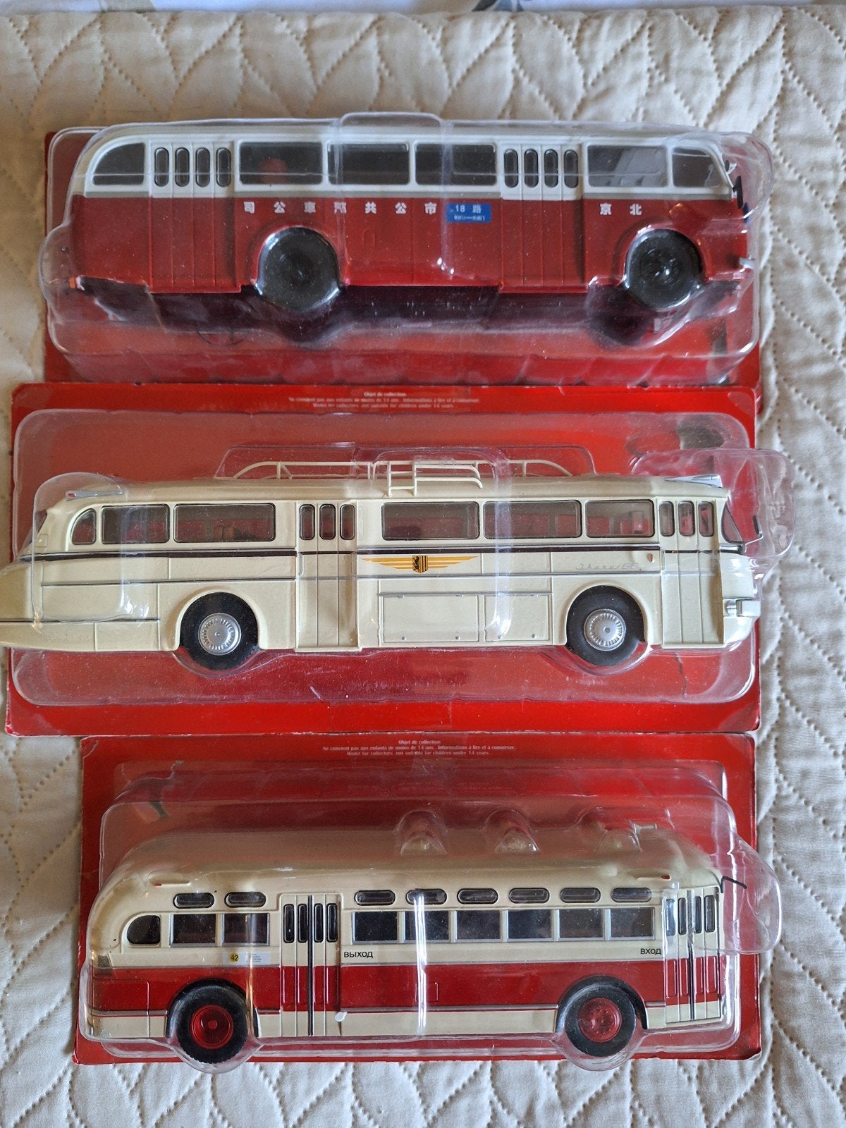 3x altaya bus., Hobby en Vrije tijd, Ophalen of Verzenden, Zo goed als nieuw, Bus of Vrachtwagen, Overige merken
