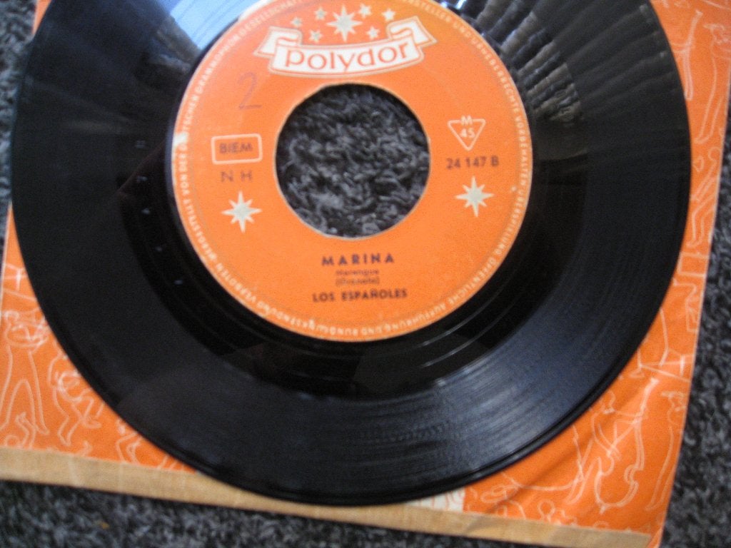 Los Espanoles - Kanimambo - Marina  1959, Ophalen of Verzenden, Gebruikt, Pop, Single