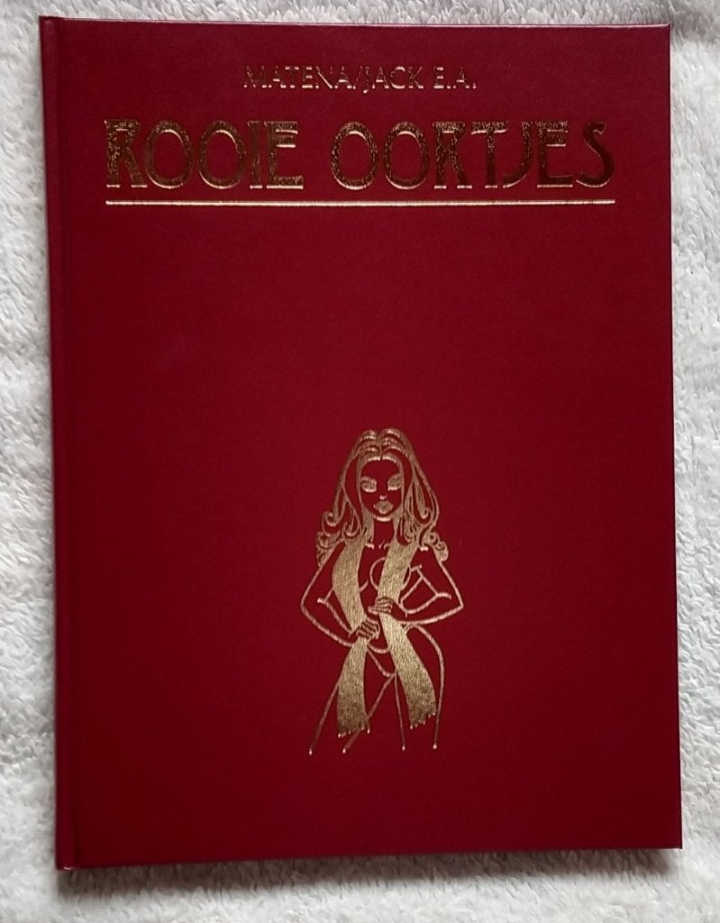rooie oortjes hardcover, Matena Jack e.a. , volgnr 15, Boeken, Stripboeken, Eén stripboek, Ophalen of Verzenden, Zo goed als nieuw