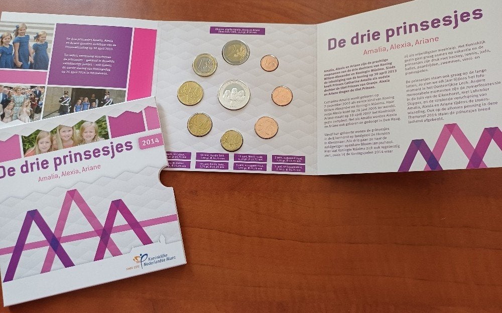 themasets 2014 -2020, een must voorverzamelaars, Setje, Koningin Beatrix, Zilver, Euro's
