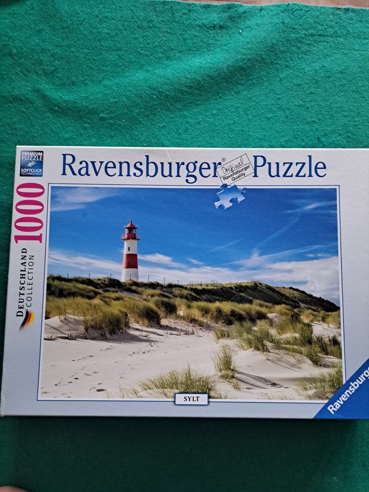 Ravensburger Legpuzzel Sylt Vuurtoren 1000 stukjes, Ophalen of Verzenden, 500 t/m 1500 stukjes, Zo goed als nieuw, Legpuzzel