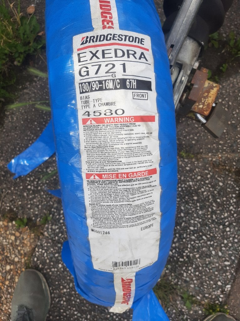 Bridgestone exedra 130/90-16m/c whitewall band nieuw €140,00, Nieuw, Ophalen of Verzenden, 06-51941417, Bergen NH