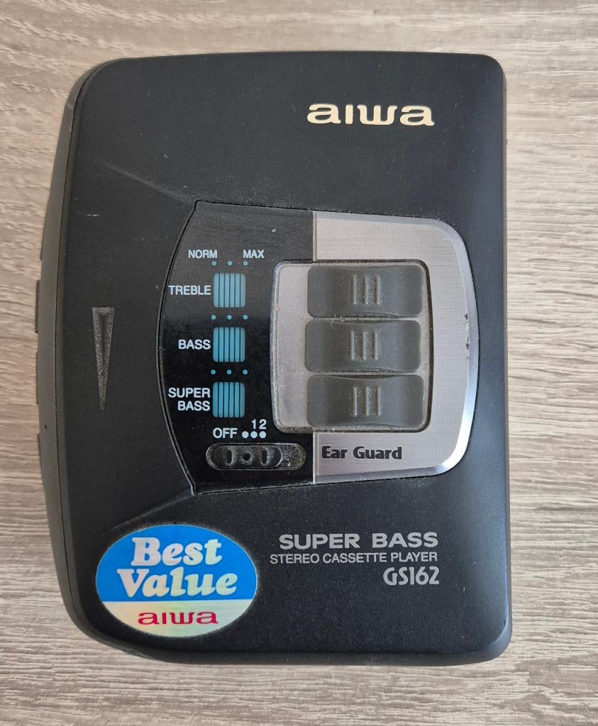 Aiwa HS-GS162 Stereo Cassettespeler walkman, Ophalen of Verzenden, Walkman