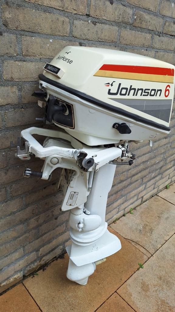 Johnson 6 PK buitenboordmotor opknapper/onderdelen, Ophalen, Gebruikt