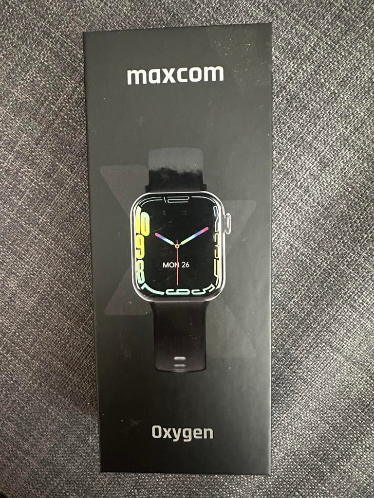 Maxcom FW26 Oxygen smartwatch – nieuw, Ophalen of Verzenden, Nieuw, Zwart, IOS