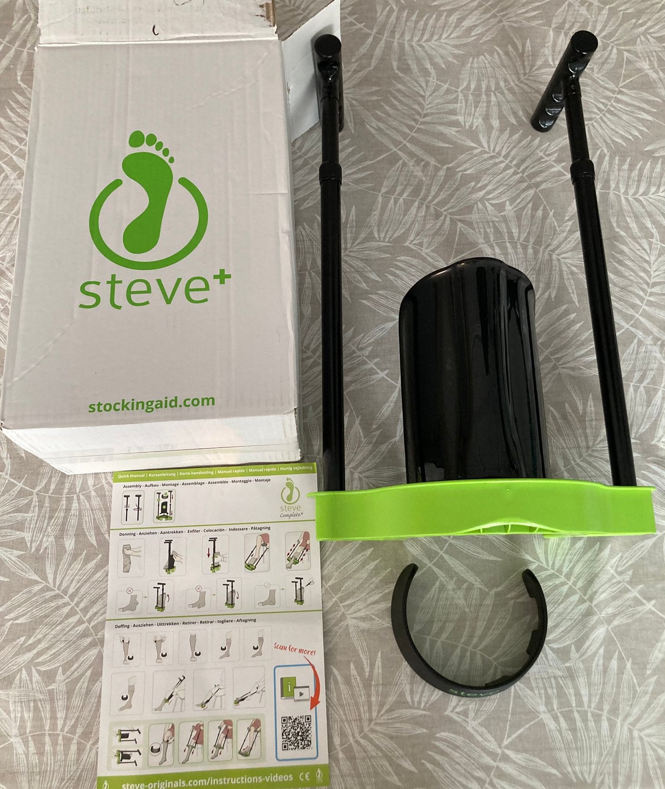 Steve + complete maat M aantrekhulp steunkousen nieuw, Verzenden, Nieuw