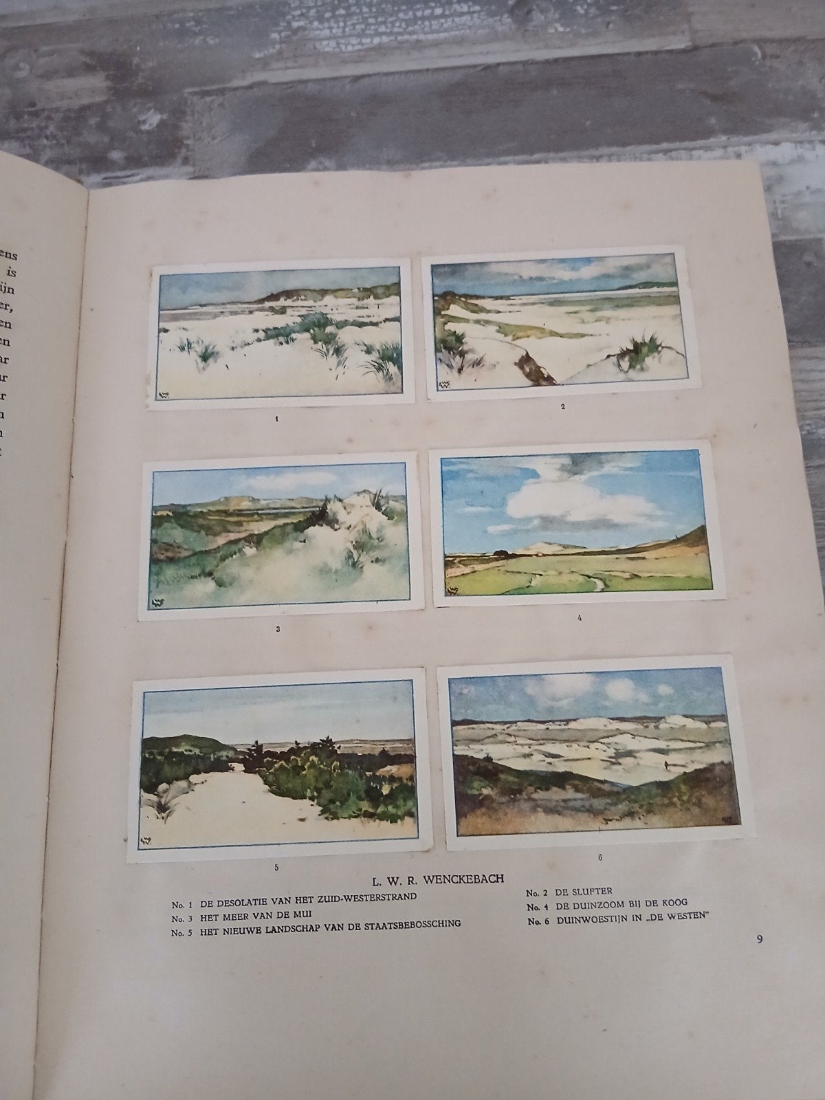 L.W.R. Wenckebach - Duinlandschappen ), Natuur, Gebruikt, Ophalen of Verzenden, Voor 1940