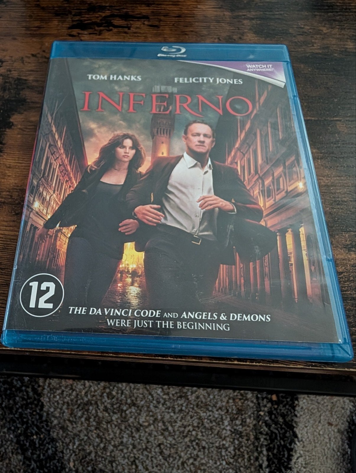 Inferno Blu-ray met Tom Hanks en Felicity Jones, Engels, Nederlands, Film, Ophalen of Verzenden