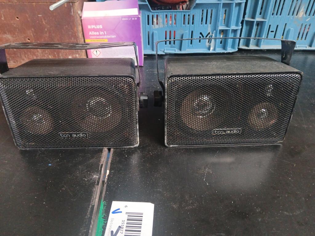 TCN AUDIO TM-100 Mini 3-weg Speakerset (2 stuks), Overige merken, Gebruikt, Ophalen of Verzenden, 120 watt of meer
