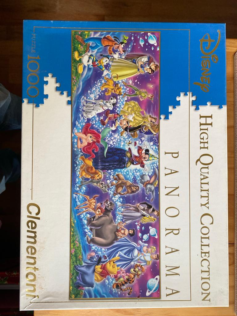 Disney Panorama Legpuzzel 1000 stukjes Clementoni, Ophalen of Verzenden, 500 t/m 1500 stukjes, Zo goed als nieuw