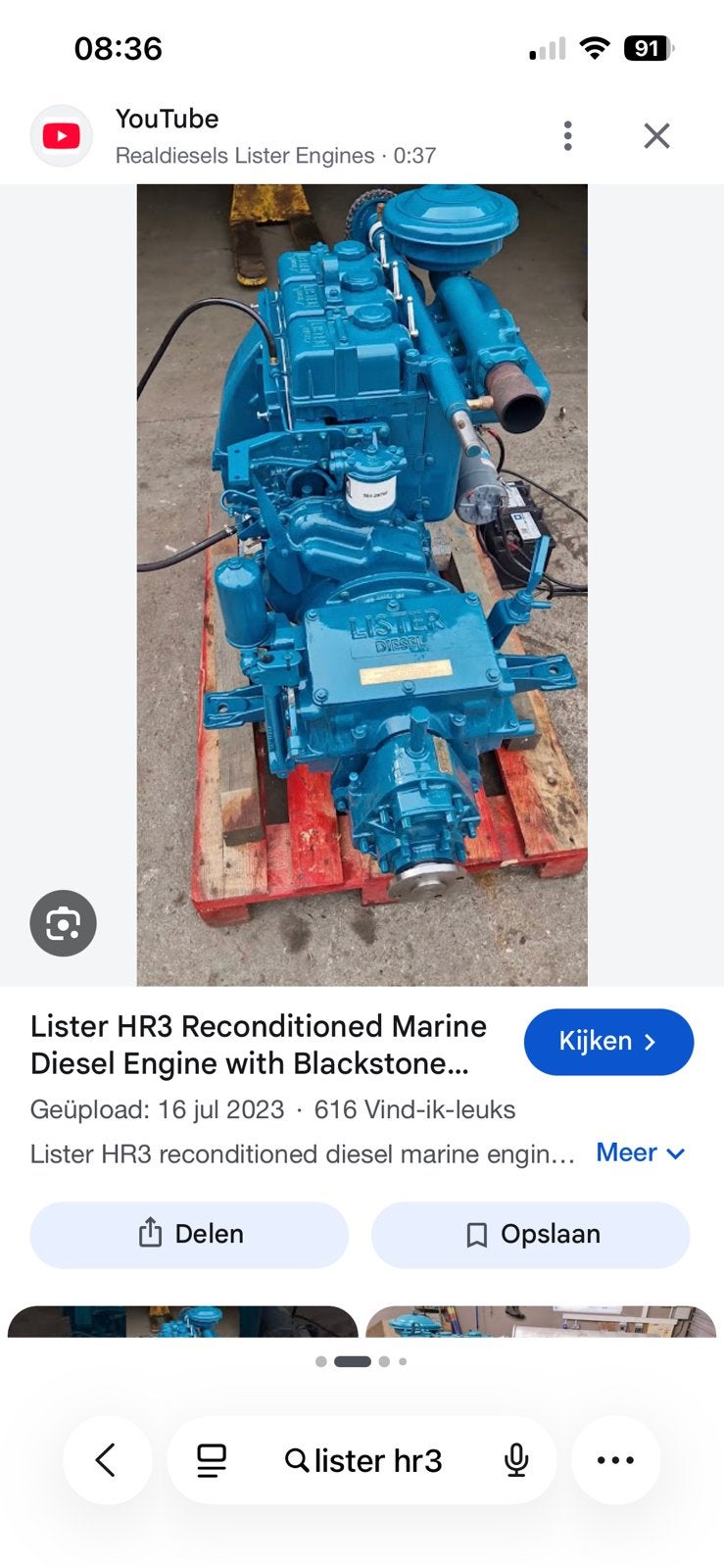 Gezocht lister hr3 met koppeling, Ophalen of Verzenden, Gebruikt, Dieselmotor